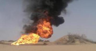 مارب.. تفجير جديد يطال أنبوب النفط بعد ساعات من إصلاحه 1 13 03 13 536449430