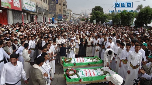 تشييع مهيب لجثماني الشهيدين" الصريري والسراجي" في صنعاء 1 26 07 13 824340322
