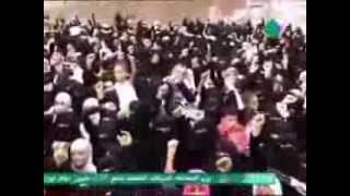 تعز مشاركة واسعة للمرأه في حملة 11فبراير إسقاط الحكمة