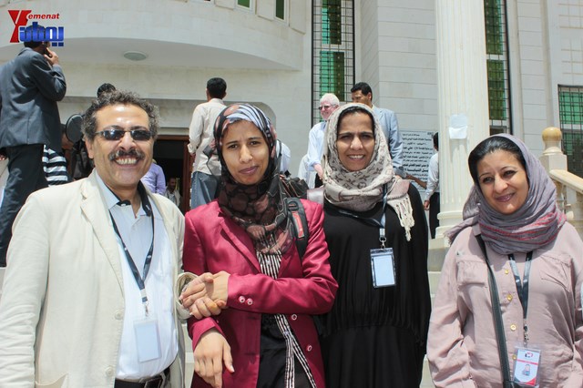 جلسة محاكمة رئيس تحرير صحيفة الأولى ومحمد العبسي في محكمة الصحافة والمطبوعات بصنعاء 10