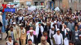 جموع غفيرة في مسيرة 11 فبراير بصنعاء تطالب باقالة حكومة الوفاق و محاسبتها