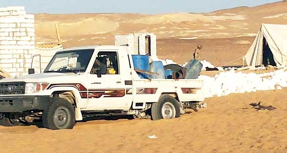 عشرات الجنود المصريين