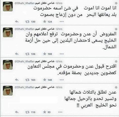 ضاحي خلفان يكشف عن المشروع الخليجي في اليمن