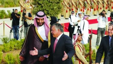 محمد بن سلمان والعاهل الاردني