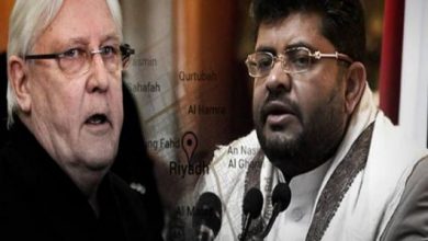 مارتن غريفيث ومحمد علي الحوثي