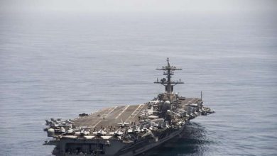 حاملة الطائرات USS Theodore Roosevelt في الخليج العربي