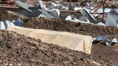 قصف معسكر الميل بمارب2