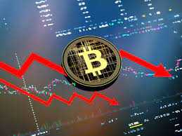 crypto market falling and bitcoin in a big way