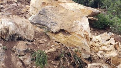 انهيارات صخرية الاهجر3