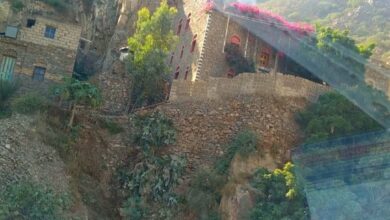 قرية في القبيطة لحج تصوير يونس حسن القباطي