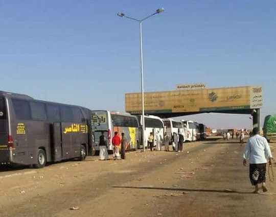 تراجع الازدحام في منفذ الوديعة الحدودي 1 8099963