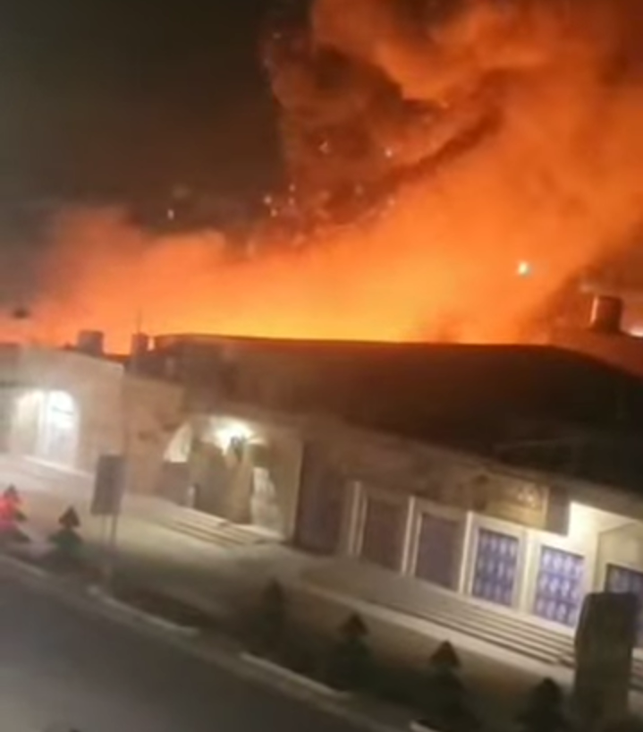 حريق وانفجارات يثيران الذعر في وادي حضرموت 1 1341