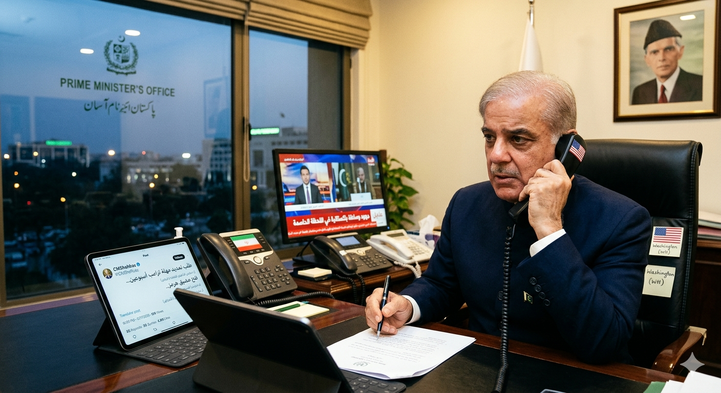 الوسيط الباكستاني يوجه طلبًا لـ'واشنطن وطهران' قبل انقضاء مهلة ترامب 1 1775598883756