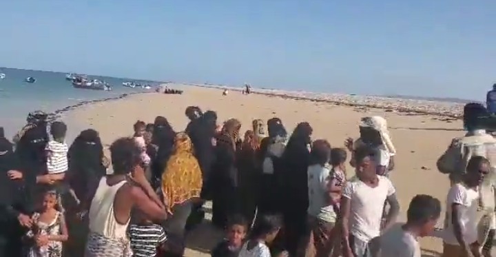الإعلان عن وصول نازحين يمنيين إلى جيبوتي 1 91113