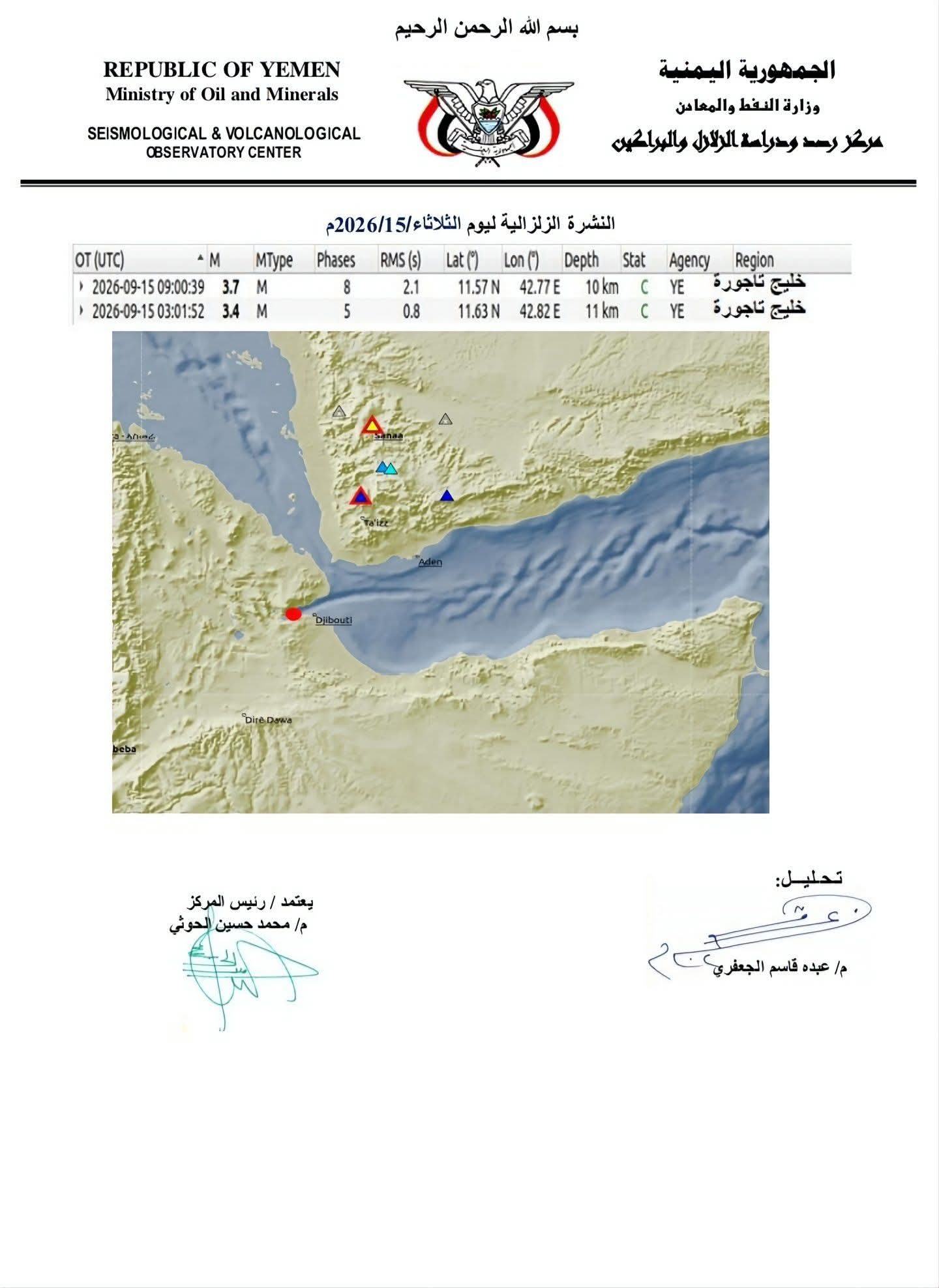 تسجيل هزتين من غرب خليج عدن 2 FB IMG 1789507382422