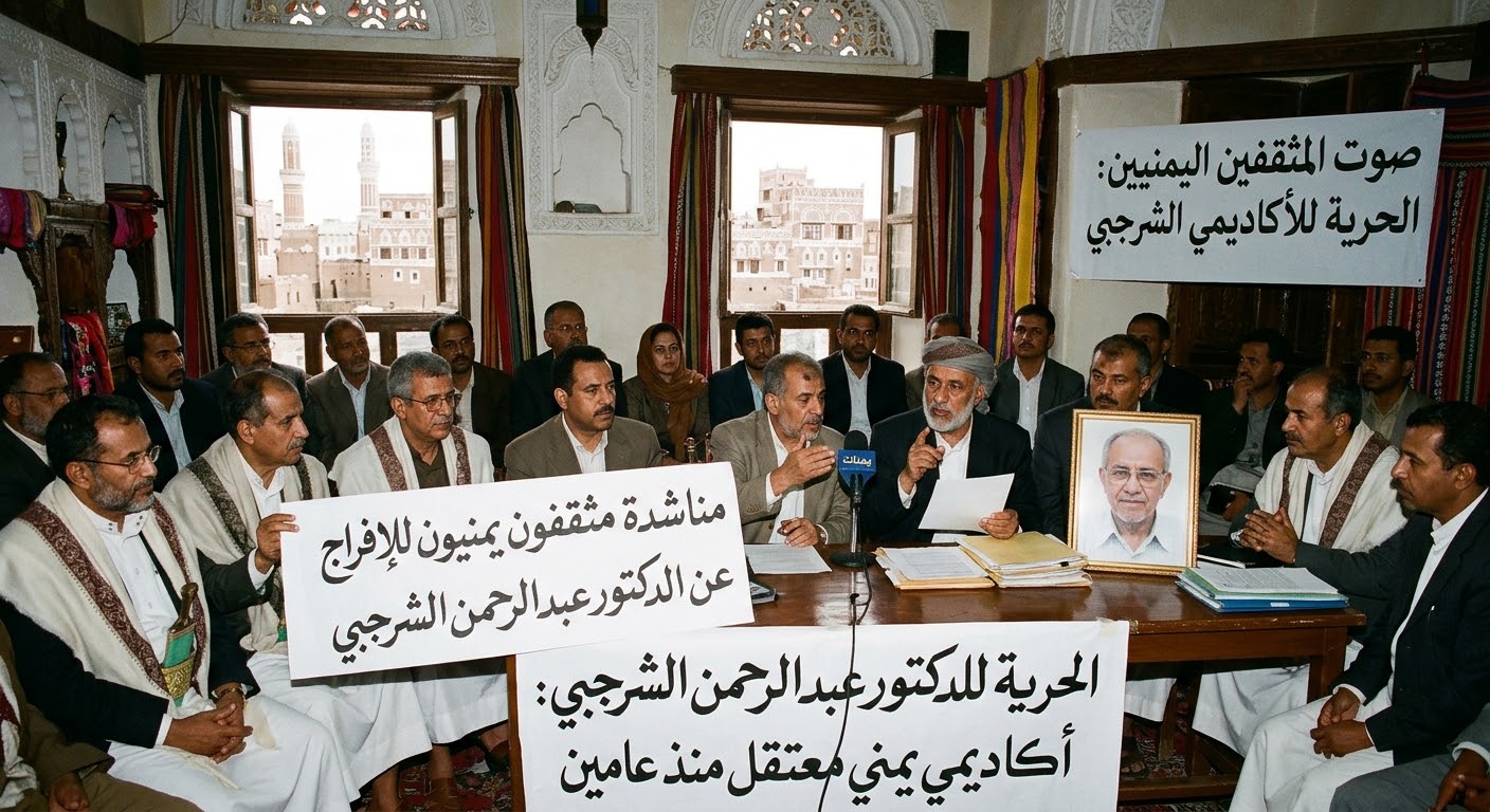 مثقفون يمنيون يناشدون الإفراج عن الدكتور عبد الرحمن محمد الشرجبي 1 1793095252545